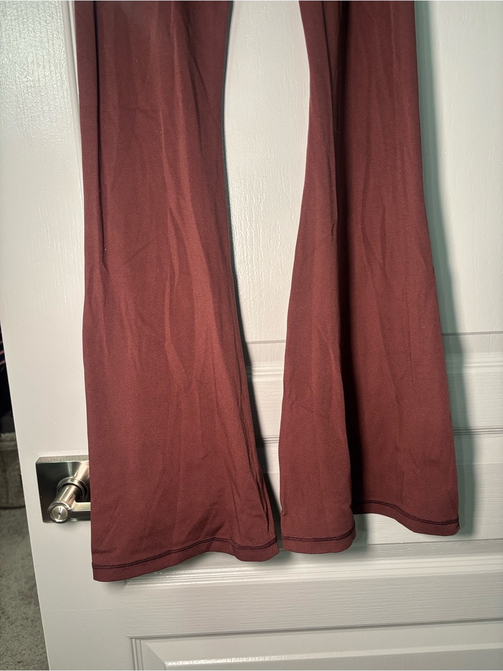aerie High-Waist Rust-Brown Ruched Leggings - Picture 4 of 5